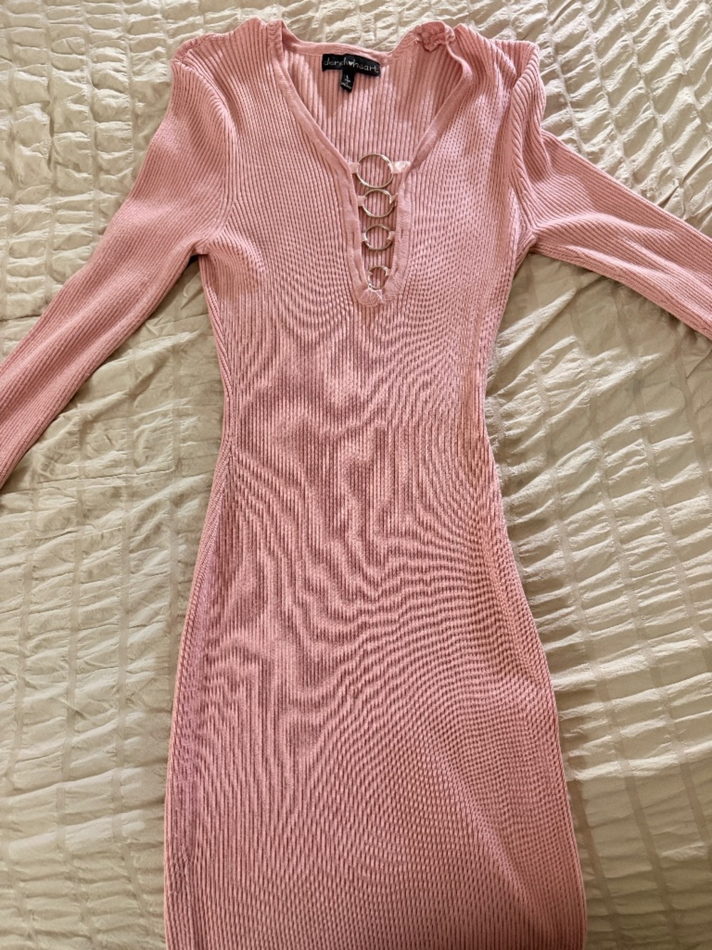 Pink- body con dress